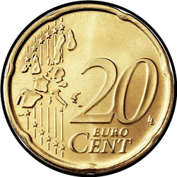 реверс 20 cents (€) 2007 ""
