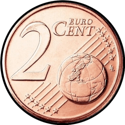 реверс 2 cents (€) 2018 ""