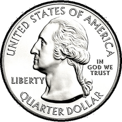 аверс 25¢ (quarter) 2018 "Apostle Islands National Lakeshore"