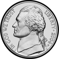 аверс 5¢ (nickel) 2004 "Compra Lousiana"