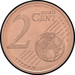реверс 2 cents (€) 2012 ""