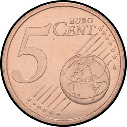реверс 5 cents (€) 2012 ""