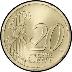реверс 20 cents (€) 2014 ""