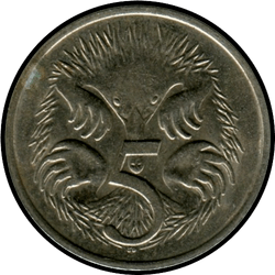 аверс 5 cents 1970 ""