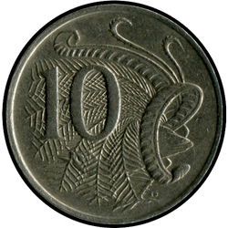 аверс 10 cents 1978 ""