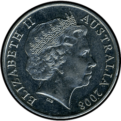 аверс 20 cents 2001 ""