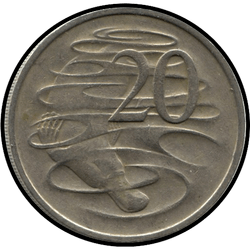 аверс 20 cents 1976 ""