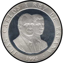 аверс 2000 песет 1992 "XXV летніх Алімпійскіх гульняў, Барселона 1992 - Running"