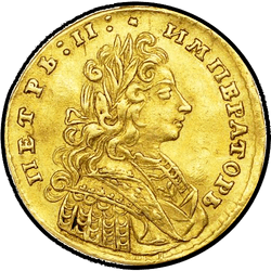 реверс 1 чырвонец 1729 "1 червонец 1729 года."