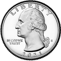 аверс 25¢ (quarter) 2022 "USA - Quarter / 2022- Silver"