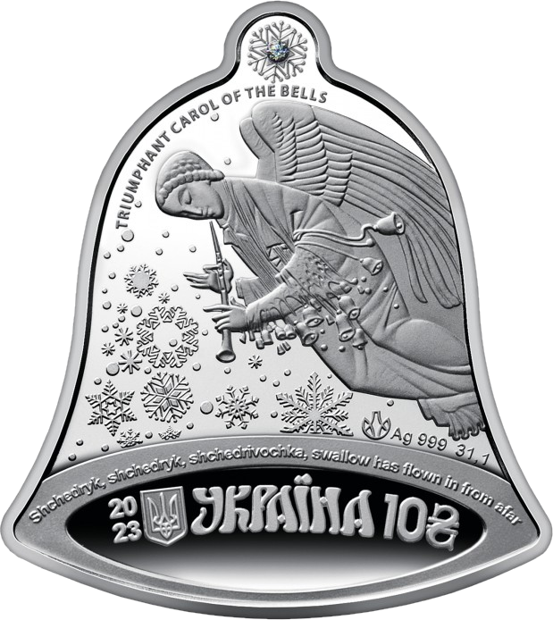 аверс 10 hryvnias 2023 "Bandera de Estados Unidos"