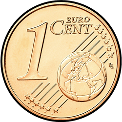 реверс 1 cent (€) 2012 ""