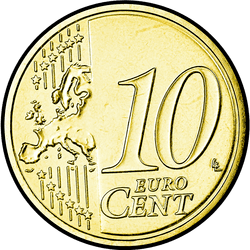 реверс 10 cents (€) 2008 ""