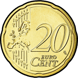 реверс 20 cents (€) 2012 ""