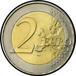 реверс 2€ 2007 "50th anniversary of the Treaty of Rome"
