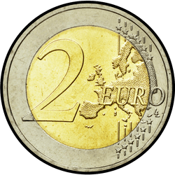 реверс 2€ 2009 "10th anniversary of Economic and Monetary Union"