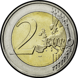 реверс 2€ 2009 "10th anniversary of Economic and Monetary Union"