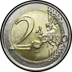 реверс 2€ 2016 "Rio 2016 Olympic Games - Team Belgium"