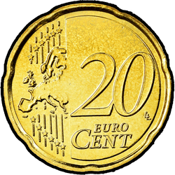 реверс 20 cents (€) 2008 ""