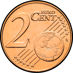 реверс 2 cents (€) 2002 ""