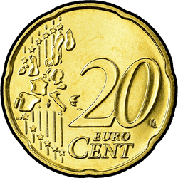 реверс 20 cents (€) 2002 ""