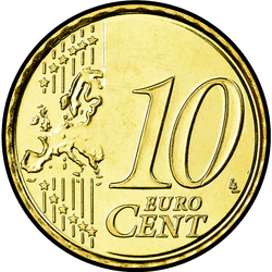 реверс 10 cents (€) 2010 ""