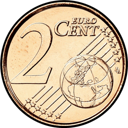 реверс 2 cents (€) 2014 ""