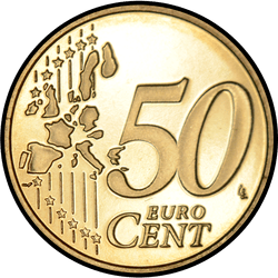 реверс 50 cents (€) 2001 ""