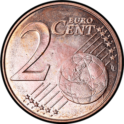 реверс 2 cents (€) 2000 ""