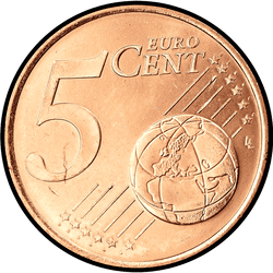 реверс 5 cents (€) 2008 ""