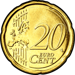 реверс 20 cents (€) 2012 ""