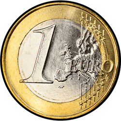 реверс 1€ 2008 ""