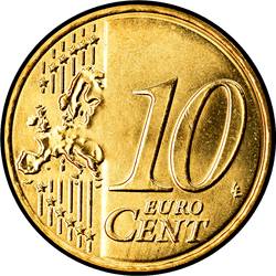 реверс 10 цэнтаў (€) 2011 ""