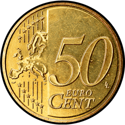 реверс 50 цэнтаў (€) 2017 ""