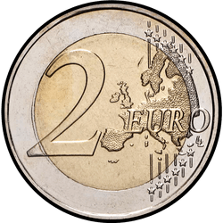 реверс 2€ 2009 "10th anniversary of Economic and Monetary Union"
