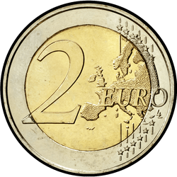 реверс 2€ 2010 "2.500th anniversary of the Battle of Marathon"