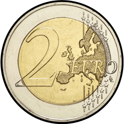 реверс 2€ 2015 "75 Years since the Death of Spyridon Louis"