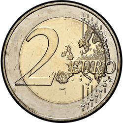 реверс 2€ 2019 "Андроникос соты Дзень нараджэння"