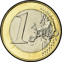 реверс 1€ 2013 ""
