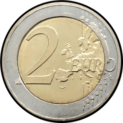реверс 2€ 2016 ""