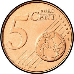 реверс 5 cents (€) 2008 ""