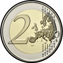 реверс 2€ 2022 "35 let evropského programu Erasmus"