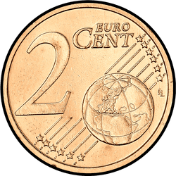 реверс 2 cents (€) 2009 ""
