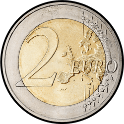 реверс 2€ 2011 "20 years of Visegrad group"