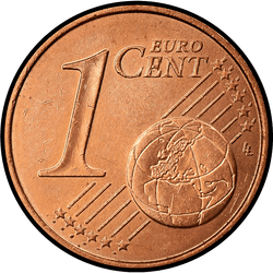 реверс 1 цэнт (€) 2002 ""