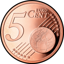 реверс 5 cents (€) 2013 ""