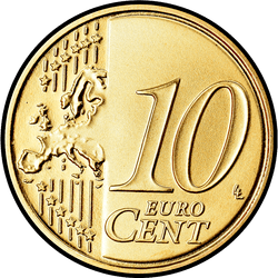 реверс 10 cents (€) 2009 ""