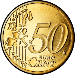 реверс 50 цэнтаў (€) 2006 ""