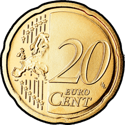 реверс 20 цэнтаў (€) 2020 ""