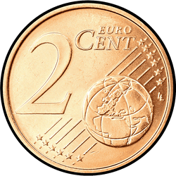 реверс 2 cents (€) 2009 ""